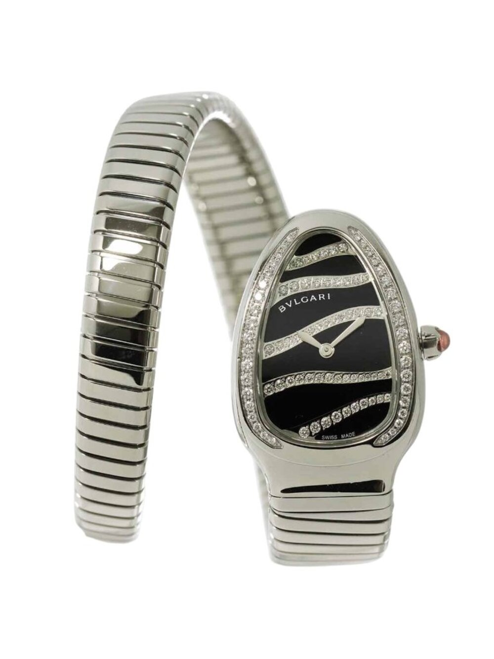 Bvlgari Serpenti Watch Diamond Black Quartz